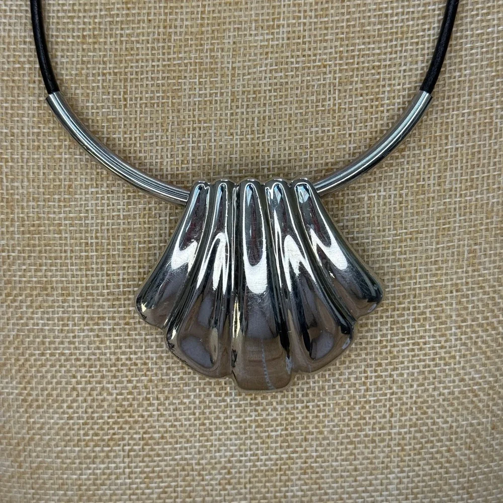 Coastal Nautical Shell Mermaidcore Statement Necklace from Chico's